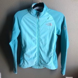 North face teal jacket